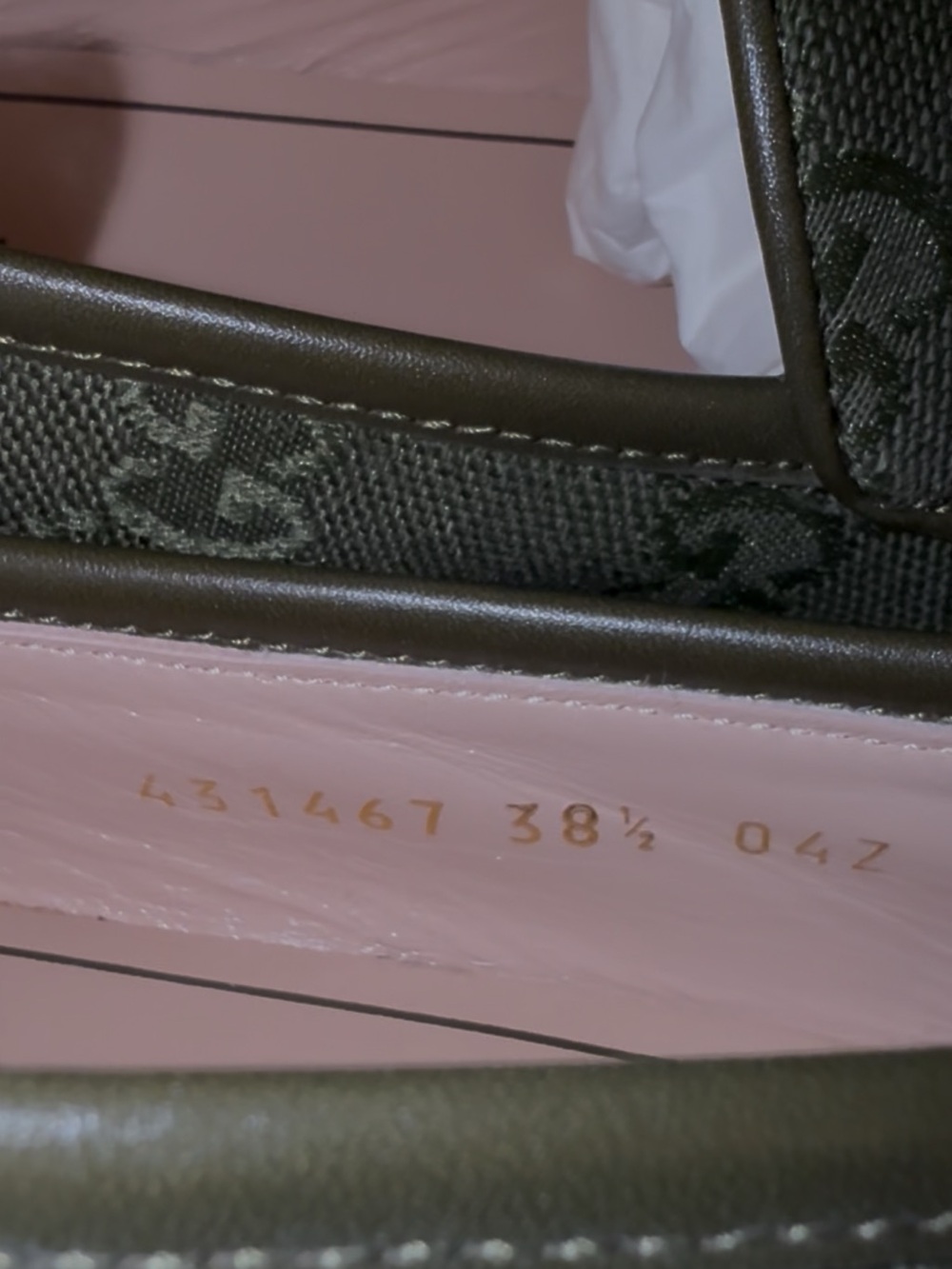 Gucci Jordaan GG Canvas Loafers - Picture 6 of 7